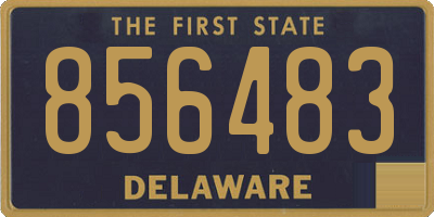 DE license plate 856483