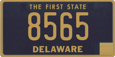 DE license plate 8565
