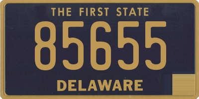 DE license plate 85655