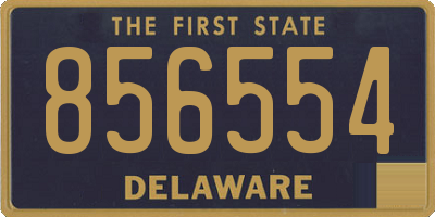 DE license plate 856554