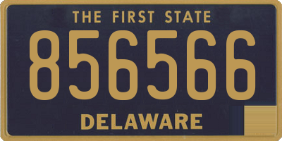 DE license plate 856566