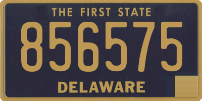 DE license plate 856575