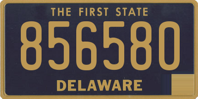 DE license plate 856580
