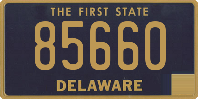 DE license plate 85660