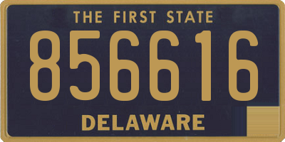 DE license plate 856616