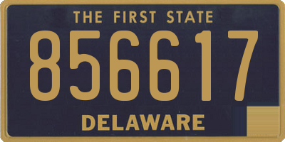 DE license plate 856617