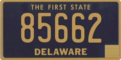 DE license plate 85662