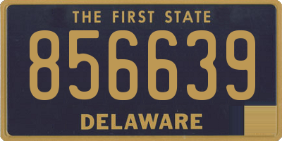 DE license plate 856639