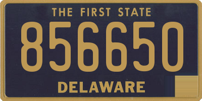 DE license plate 856650