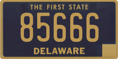 DE license plate 85666