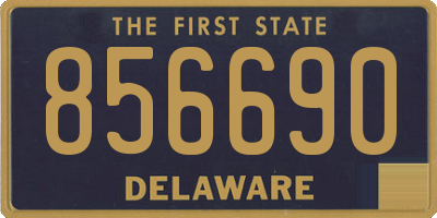 DE license plate 856690