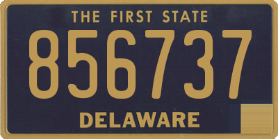 DE license plate 856737