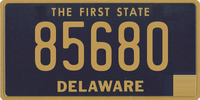 DE license plate 85680