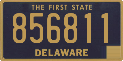 DE license plate 856811