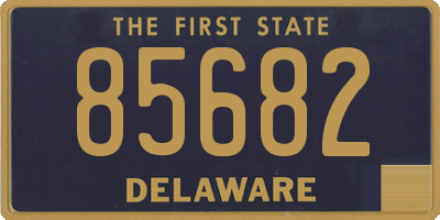 DE license plate 85682