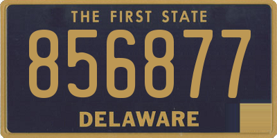 DE license plate 856877