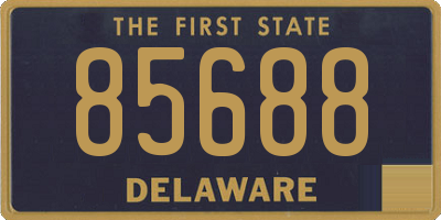 DE license plate 85688