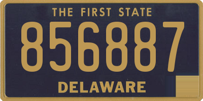 DE license plate 856887