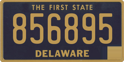 DE license plate 856895