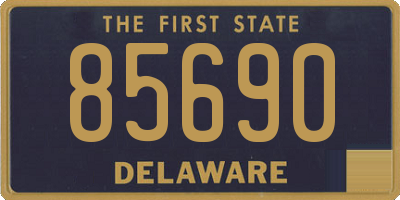 DE license plate 85690