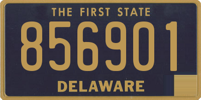 DE license plate 856901