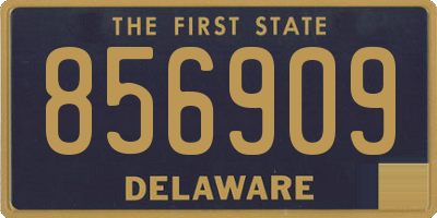 DE license plate 856909