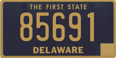 DE license plate 85691