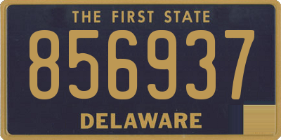 DE license plate 856937