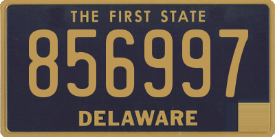 DE license plate 856997