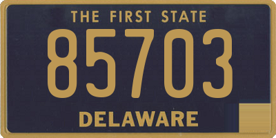 DE license plate 85703