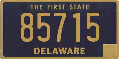 DE license plate 85715