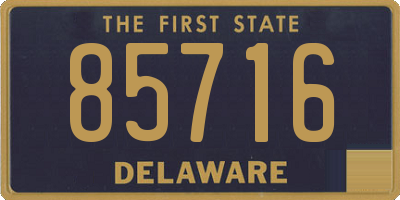 DE license plate 85716