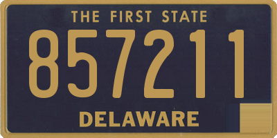 DE license plate 857211
