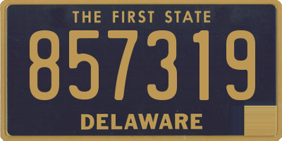 DE license plate 857319