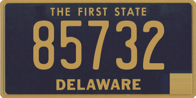 DE license plate 85732