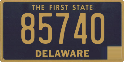 DE license plate 85740