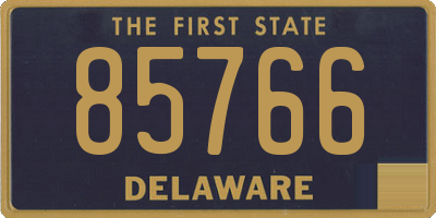 DE license plate 85766