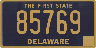 DE license plate 85769