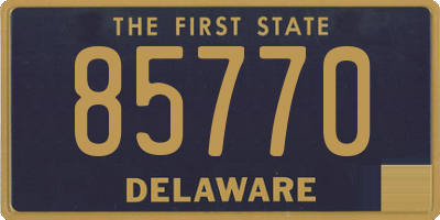 DE license plate 85770