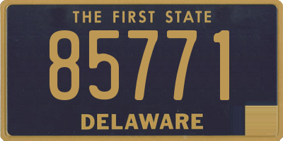DE license plate 85771