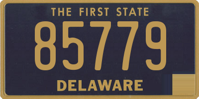 DE license plate 85779