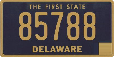 DE license plate 85788