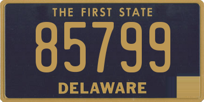 DE license plate 85799