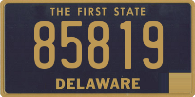 DE license plate 85819