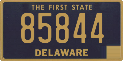 DE license plate 85844