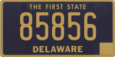DE license plate 85856