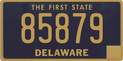 DE license plate 85879