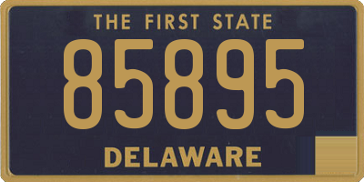 DE license plate 85895