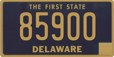 DE license plate 85900