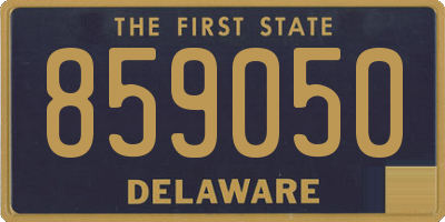 DE license plate 859050